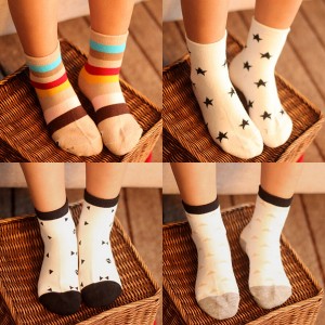 เซตถุงเท้าเด็ก น่ารัก 4-6ขวบ เนื้อดี